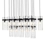 Z-Lite Fontaine 17 Light 44" Wide Linear Chandelier Matte Black