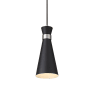 Z-Lite Soriano 6" Wide Mini Pendant Matte Black / Brushed Nickel