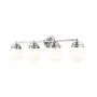 Z-Lite Vaughn 4 Light 32" Wide Vanity Light Chrome
