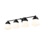 Z-Lite Vaughn 4 Light 32" Wide Vanity Light Matte Black