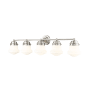 Z-Lite Vaughn 5 Light 41" Wide Vanity Light Brushed Nickel