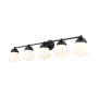 Z-Lite Vaughn 5 Light 41" Wide Vanity Light Matte Black