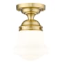 Z-Lite Vaughn 11" Wide Flush Mount Ceiling Fixture Luxe Gold
