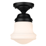 Z-Lite Vaughn 11" Wide Flush Mount Ceiling Fixture Matte Black
