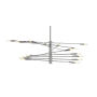 Z-Lite Ascension 20 Light 48" Wide Abstract Chandelier Chrome