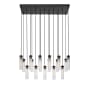Z-Lite Beau 17 Light 42" Wide Suspension Linear Pendant Matte Black
