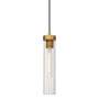 Z-Lite Beau 5" Wide Mini Pendant Rubbed Brass
