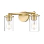 Z-Lite Thayer 2 Light 16" Wide Vanity Light Luxe Gold
