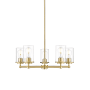Z-Lite Thayer 5 Light 26" Wide Chandelier Luxe Gold