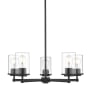 Z-Lite Thayer 5 Light 26" Wide Chandelier Matte Black