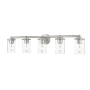 Z-Lite Thayer 5 Light 39" Wide Vanity Light Brushed Nickel