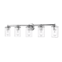 Z-Lite Thayer 5 Light 39" Wide Vanity Light Chrome