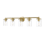 Z-Lite Thayer 5 Light 39" Wide Vanity Light Luxe Gold