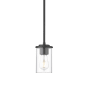 Z-Lite Thayer 5" Wide Mini Pendant Matte Black