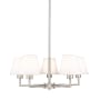 Z-Lite Leila 5 Light 26" Wide Chandelier Brushed Nickel