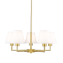Z-Lite Leila 5 Light 26" Wide Chandelier Luxe Gold