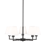 Z-Lite Leila 5 Light 26" Wide Chandelier Matte Black