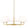 Z-Lite Leila 5 Light 34" Wide Chandelier Luxe Gold