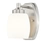 Z-Lite Kendrick 8" Tall Bathroom Sconce Brushed Nickel