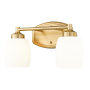Z-Lite Kendrick 2 Light 15" Wide Vanity Light Luxe Gold