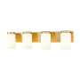 Z-Lite Burk 4 Light 30" Wide Vanity Light Luxe Gold