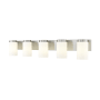 Z-Lite Burk 5 Light 38" Wide Vanity Light Brushed Nickel
