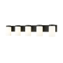 Z-Lite Burk 5 Light 38" Wide Vanity Light Matte Black