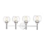 Z-Lite Sutton 4 Light 32" Wide Vanity Light Chrome