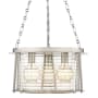 Z-Lite Cape Harbor Pendant 3 Light 18" Wide Pendant Brushed Nickel