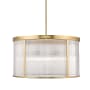 Z-Lite Carnaby 9 Light 33" Wide Drum Chandelier Modern Gold