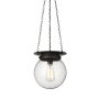 Z-Lite Calhoun 9" Wide Mini Pendant Matte Black