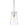 Z-Lite Kira 5" Wide Mini Pendant with Shade Chrome