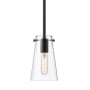 Z-Lite Kira 5" Wide Mini Pendant Matte Black