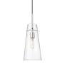 Z-Lite Kira 7" Wide Mini Pendant with Shade Chrome