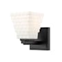 Z-Lite Annalise 7" Tall Bathroom Sconce Matte Black