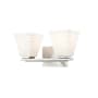 Z-Lite Annalise 2 Light 7" Wide Vanity Light Brushed Nickel