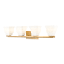 Z-Lite Annalise 4 Light 7" Wide Vanity Light Modern Gold
