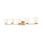 Z-Lite Annalise 5 Light 7" Wide Vanity Light Modern Gold