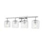Z-Lite Landon 4 Light 32" Wide Vanity Light Chrome