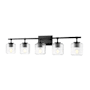 Z-Lite Landon 5 Light 42" Wide Vanity Light Matte Black