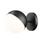 Z-Lite Realm Sphere 7" Tall Bathroom Sconce Matte Black