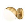 Z-Lite Realm Sphere 7" Tall Bathroom Sconce Modern Gold