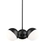 Z-Lite Realm Sphere 3 Light 18" Wide Chandelier Matte Black