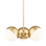 Z-Lite Realm Sphere 3 Light 18" Wide Chandelier Modern Gold