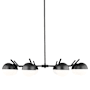 Z-Lite Realm Sphere 8 Light 44" Wide Chandelier Matte Black