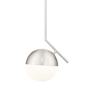 Z-Lite Realm Sphere 11" Wide Pendant Brushed Nickel