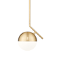 Z-Lite Realm Sphere 9" Wide Mini Pendant Modern Gold