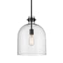Z-Lite Pearson 12" Wide Pendant Matte Black