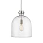 Z-Lite Pearson 12" Wide Pendant Polished Nickel