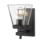Z-Lite Lauren 9" Tall Wall Sconce Matte Black